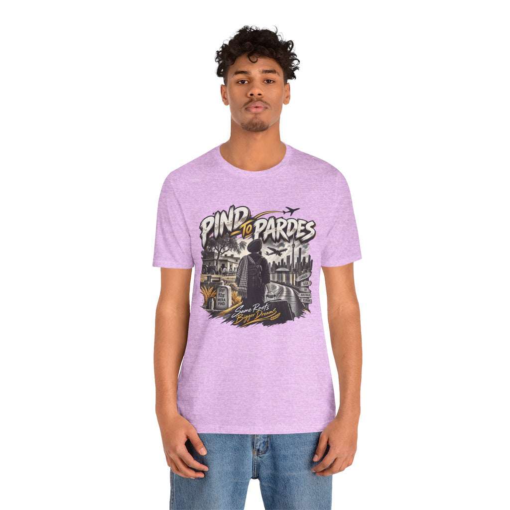 Pind to Pardes Travel T-Shirt | Vintage Journey Graphic