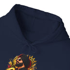 Punjabi Pride Graphic Hoodie | Illustrated Heritage Pullover