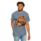 Roaring Lion Graphic T-Shirt — Bold Vintage Animal Tee
