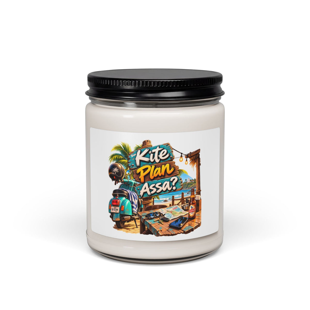 Additional view of Kite Plan Assa? — Goan Heritage 9oz Scented Soy Candle (3)
