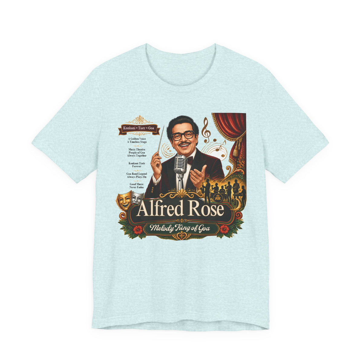 Alfred Rose Graphic T-Shirt | Retro Goan Music