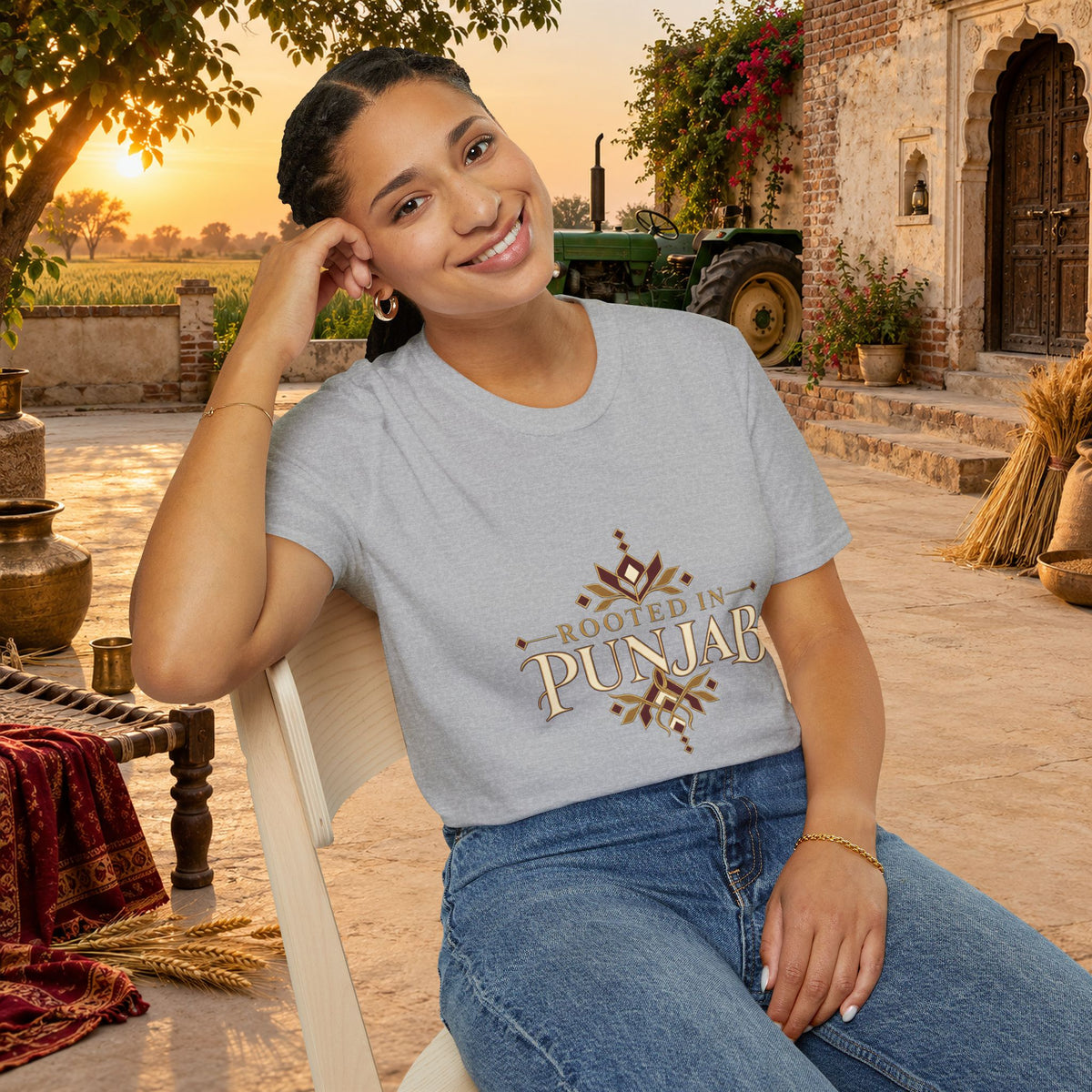 Rooted in Punjab The Root Heritage T-Shirt