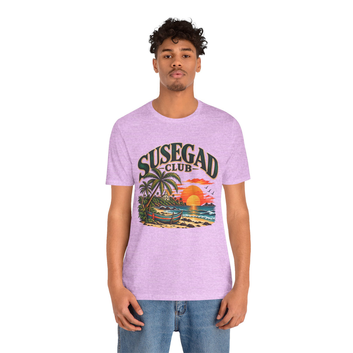 Susegad Club Sunset Beach Jersey T-Shirt