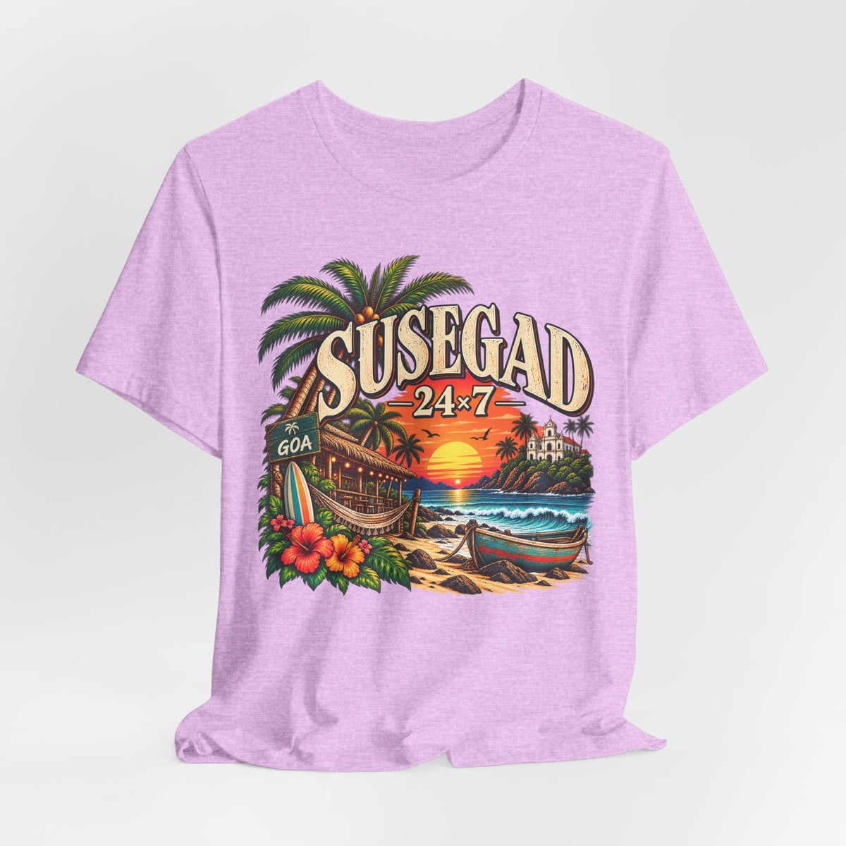 Susegad 24x7 Goa Sunset Jersey T-Shirt