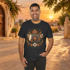 Boho Folk Drum Mandala T-Shirt