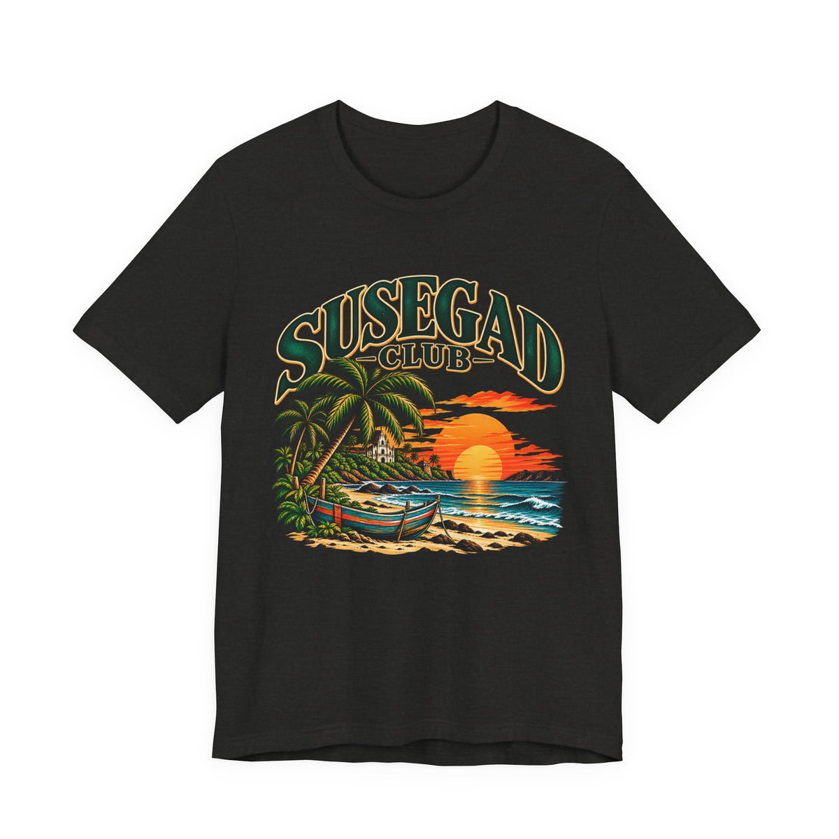 Susegad Club Sunset Beach Jersey T-Shirt