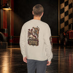 Nidar Courage Does Not Bow Graphic Sweatshirt