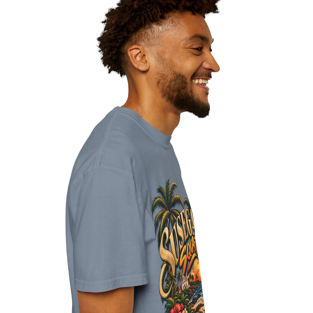 Susegad Squad Sunset Garment-Dyed T-Shirt