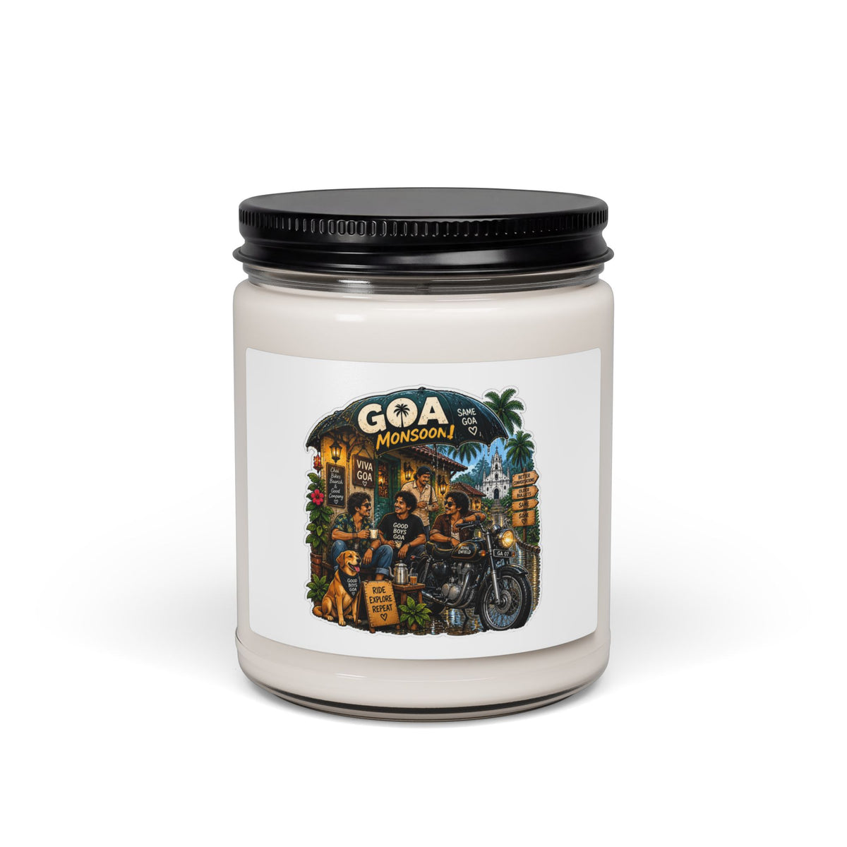 Additional view of Goemcho Swag — Goan Heritage 9oz Scented Soy Candle (2)