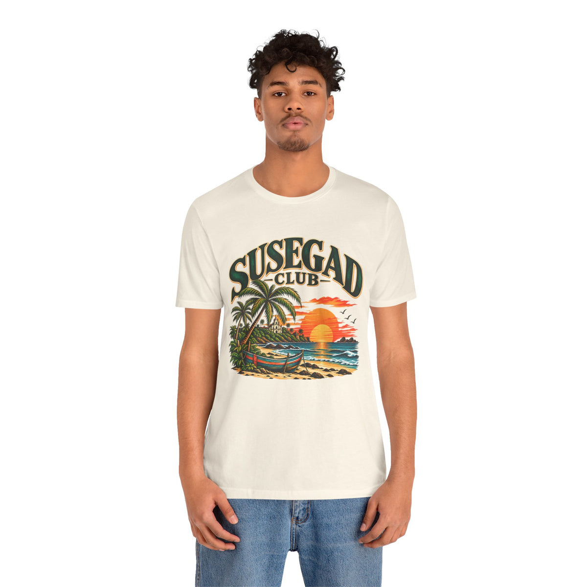 Susegad Club Sunset Beach Jersey T-Shirt