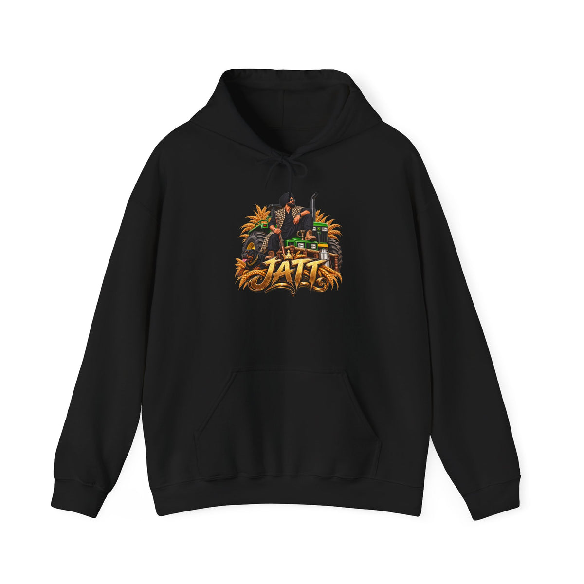 Jatt Tractor Hoodie | Punjabi Farm Heritage Sweatshirt