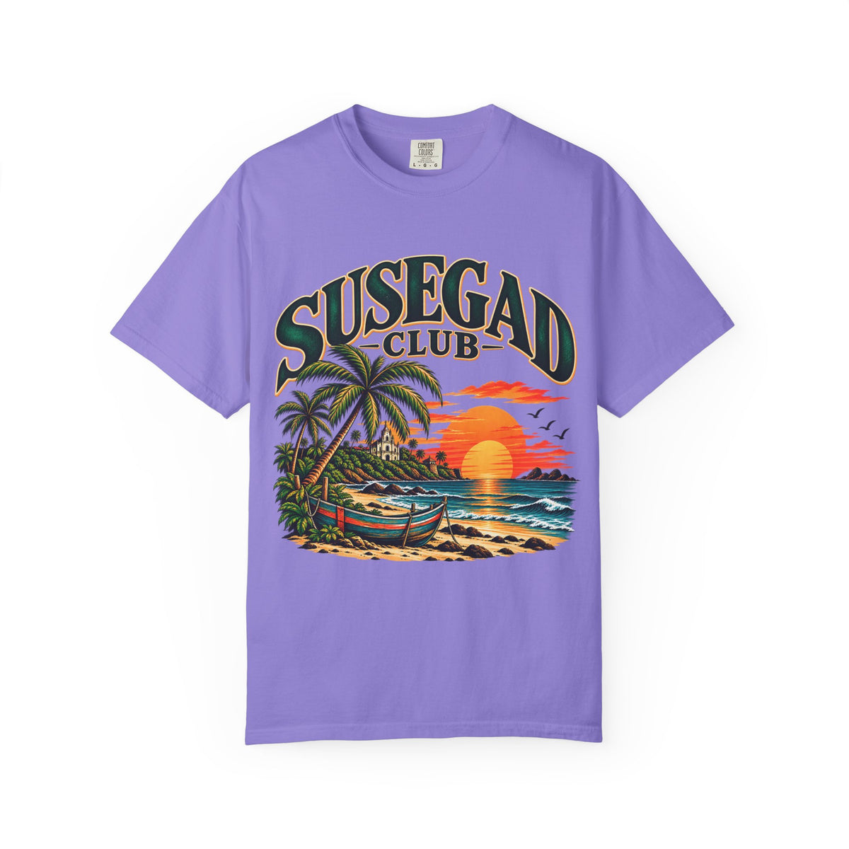 Susegad Club Sunset Beach Garment-Dyed T-Shirt
