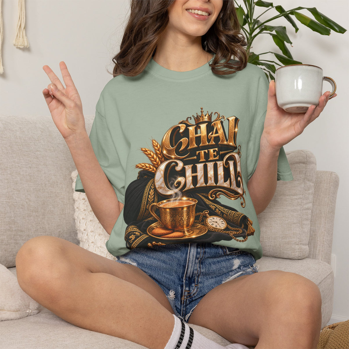 Chai Te Chai Vintage-Style Tea Lover T-Shirt