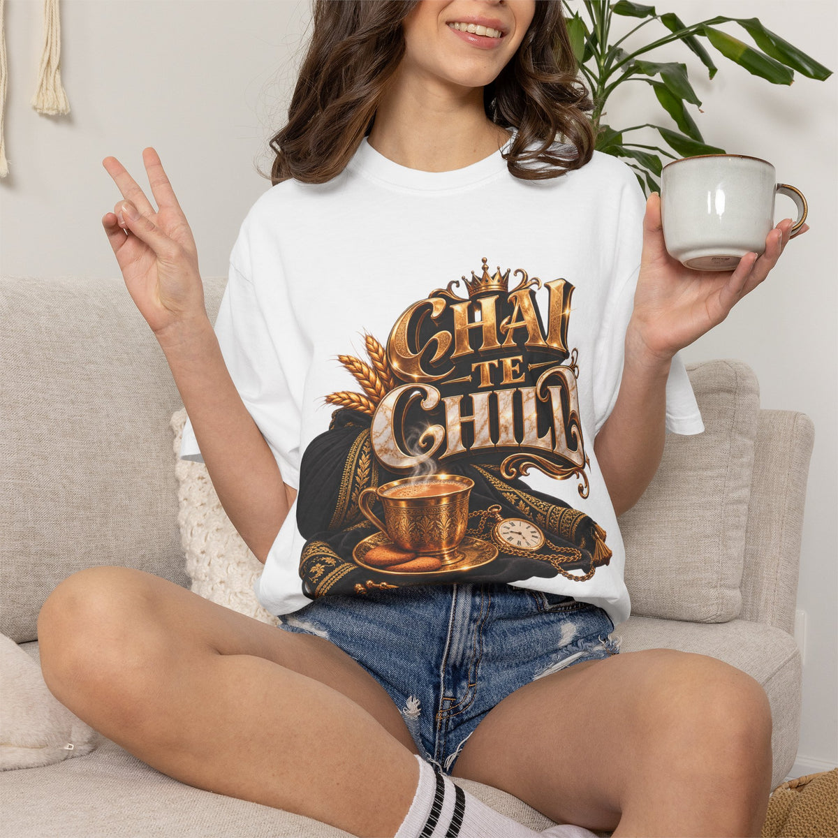 Chai Te Chai Vintage-Style Tea Lover T-Shirt