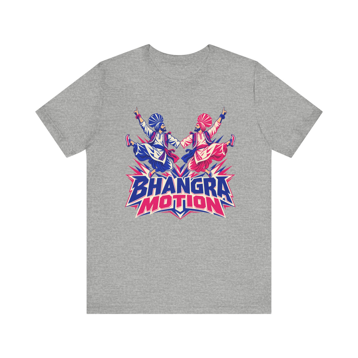 Bhangra Motion Punjabi Dance Graphic T-Shirt – Jersey Tee — product image 4