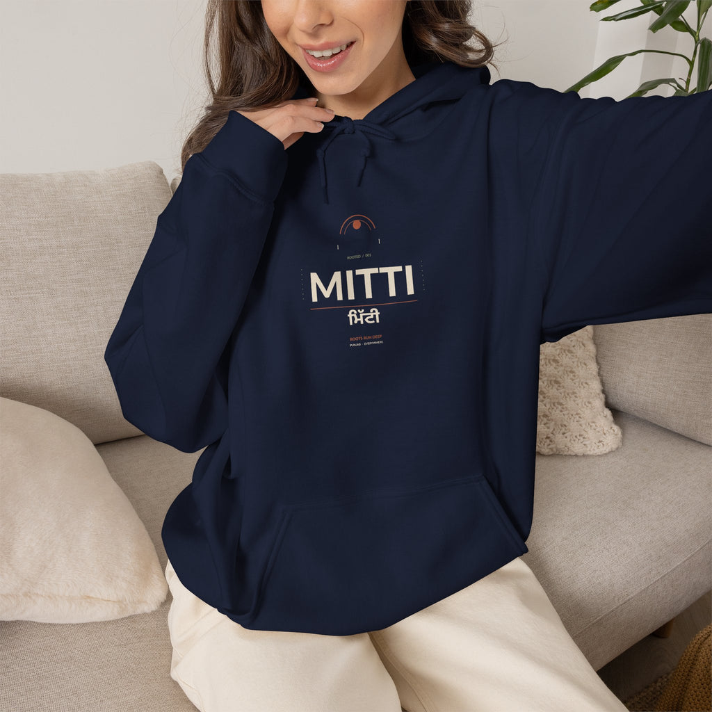Mitti Melts Hoodie | Punjabi Heritage Graphic Sweatshirt