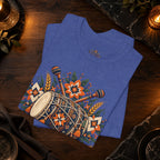 Boho Folk Drum Mandala T-Shirt