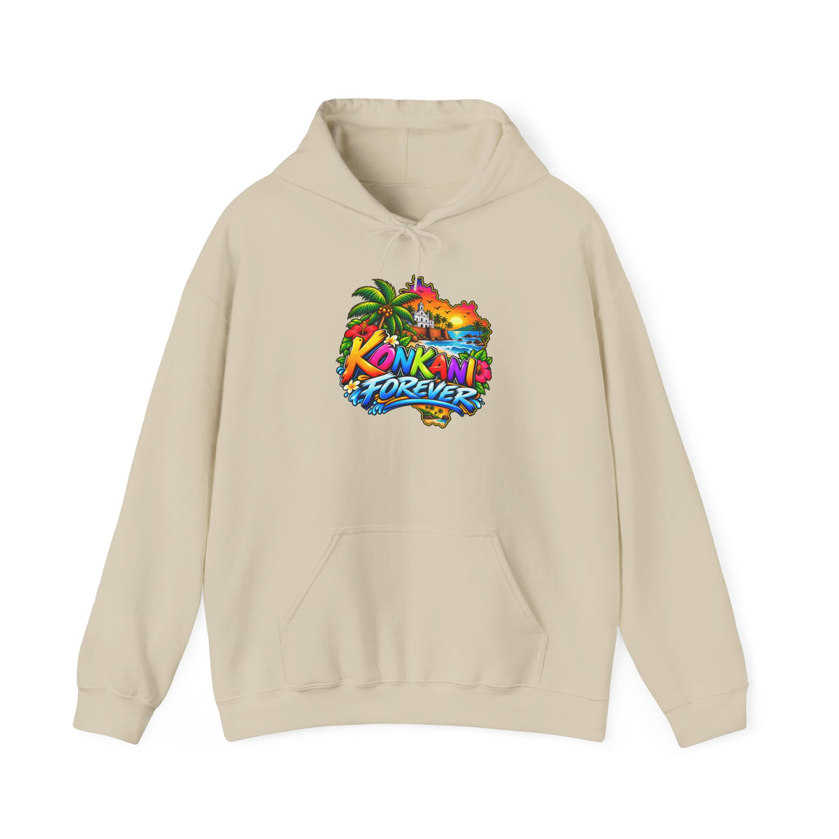 Additional view of Konkani Forever Goan Heritage Heavy Blend Hoodie (3)