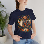 Boho Folk Drum Mandala T-Shirt