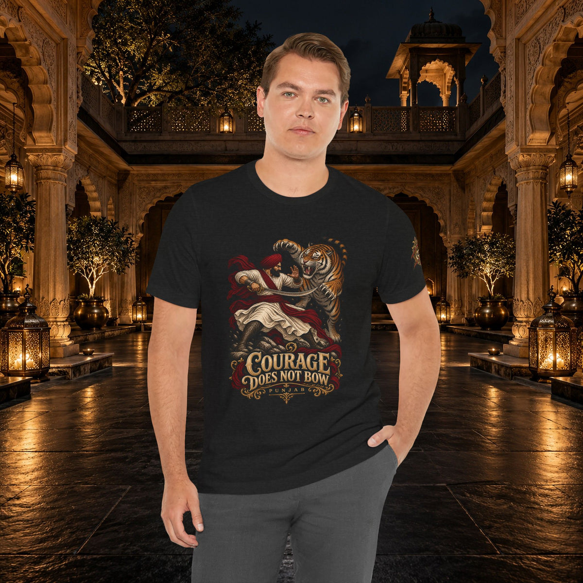 Nidar Viking Tiger Graphic T-Shirt