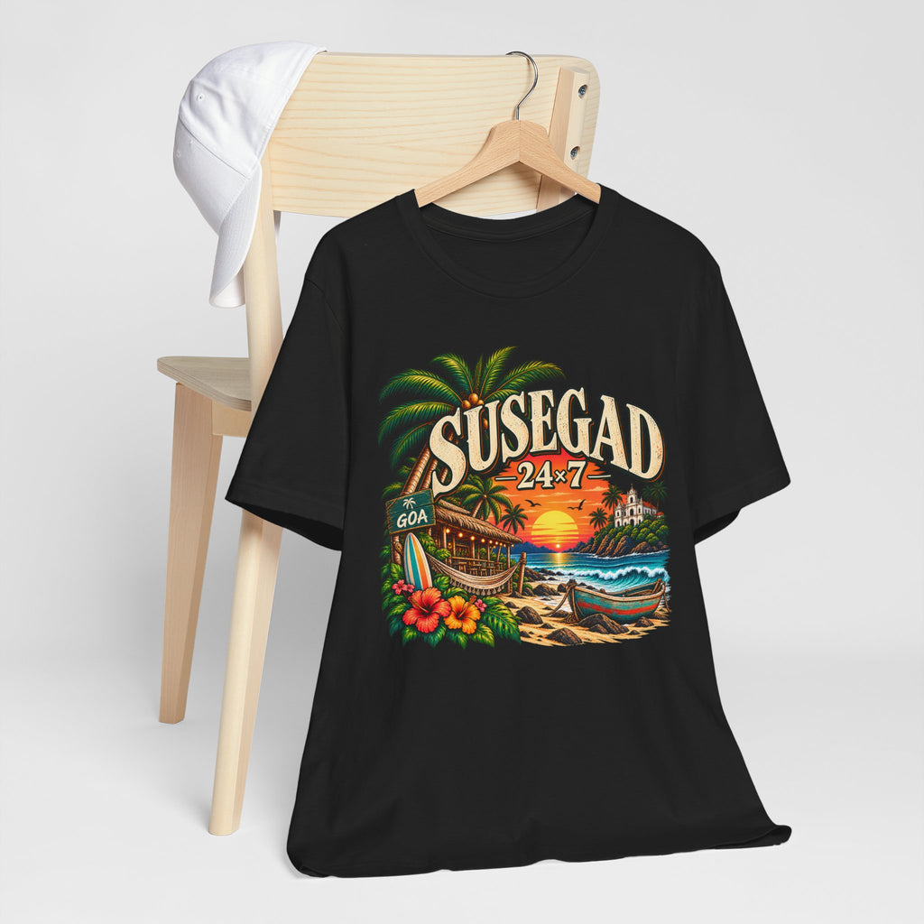 Susegad 24x7 Goa Sunset Jersey T-Shirt