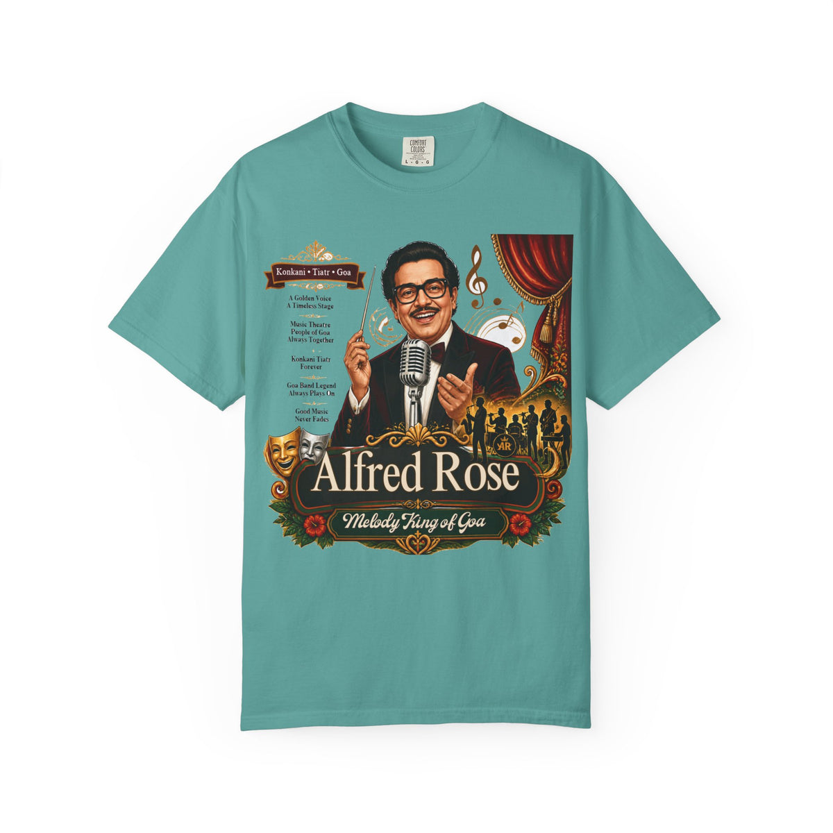 Alfred Rose Garment-Dyed T-Shirt | Vintage Music