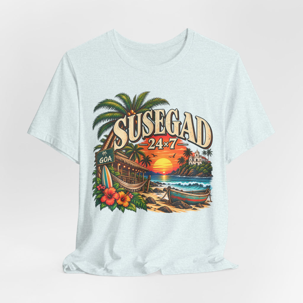 Susegad 24x7 Goa Sunset Jersey T-Shirt