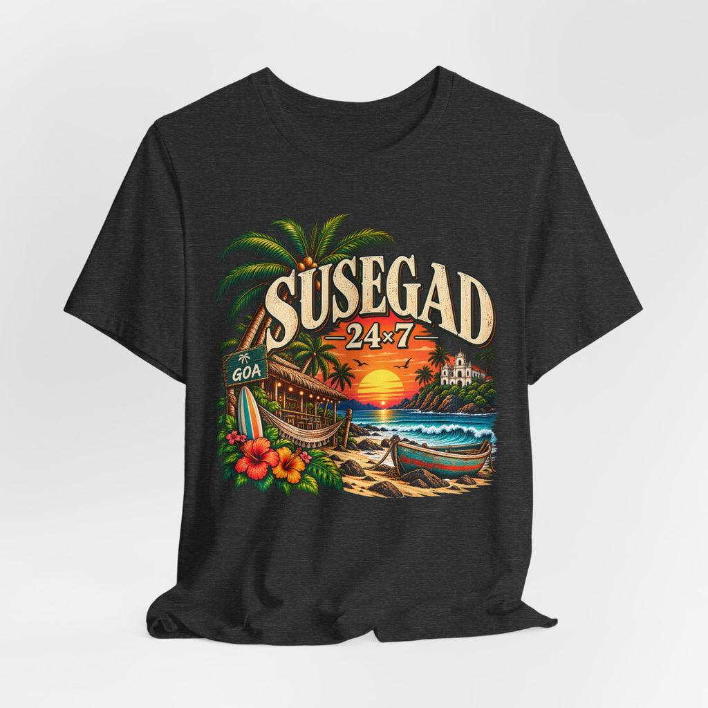 Susegad 24x7 Goa Sunset Jersey T-Shirt