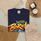 Born in Goa Graphic Tee | Garment-Dyed Cotton T-Shirt
