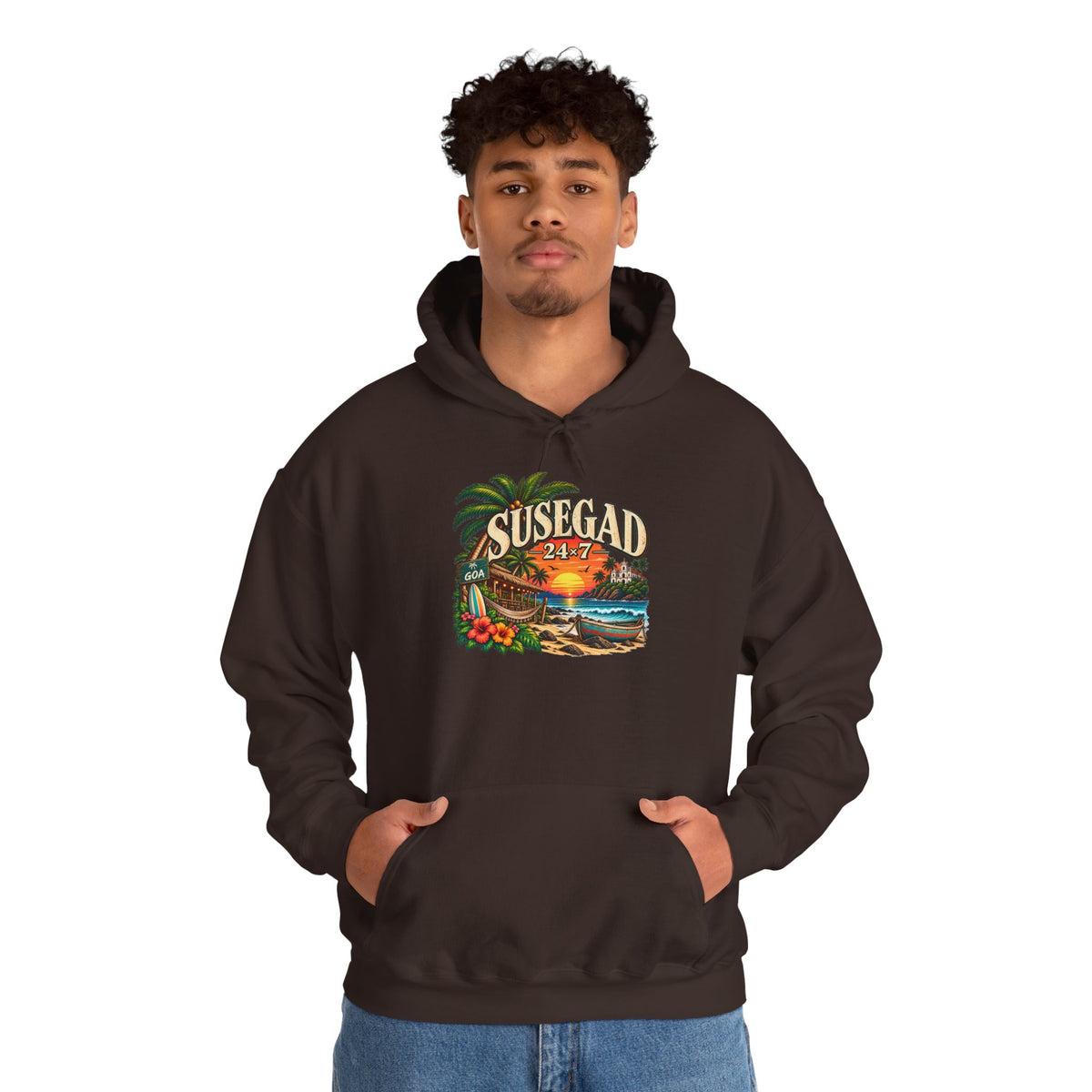 Susegad 24x7 Tropical Sunset Hoodie
