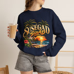 Susegad Squad Tropical Sunset Crewneck Sweatshirt