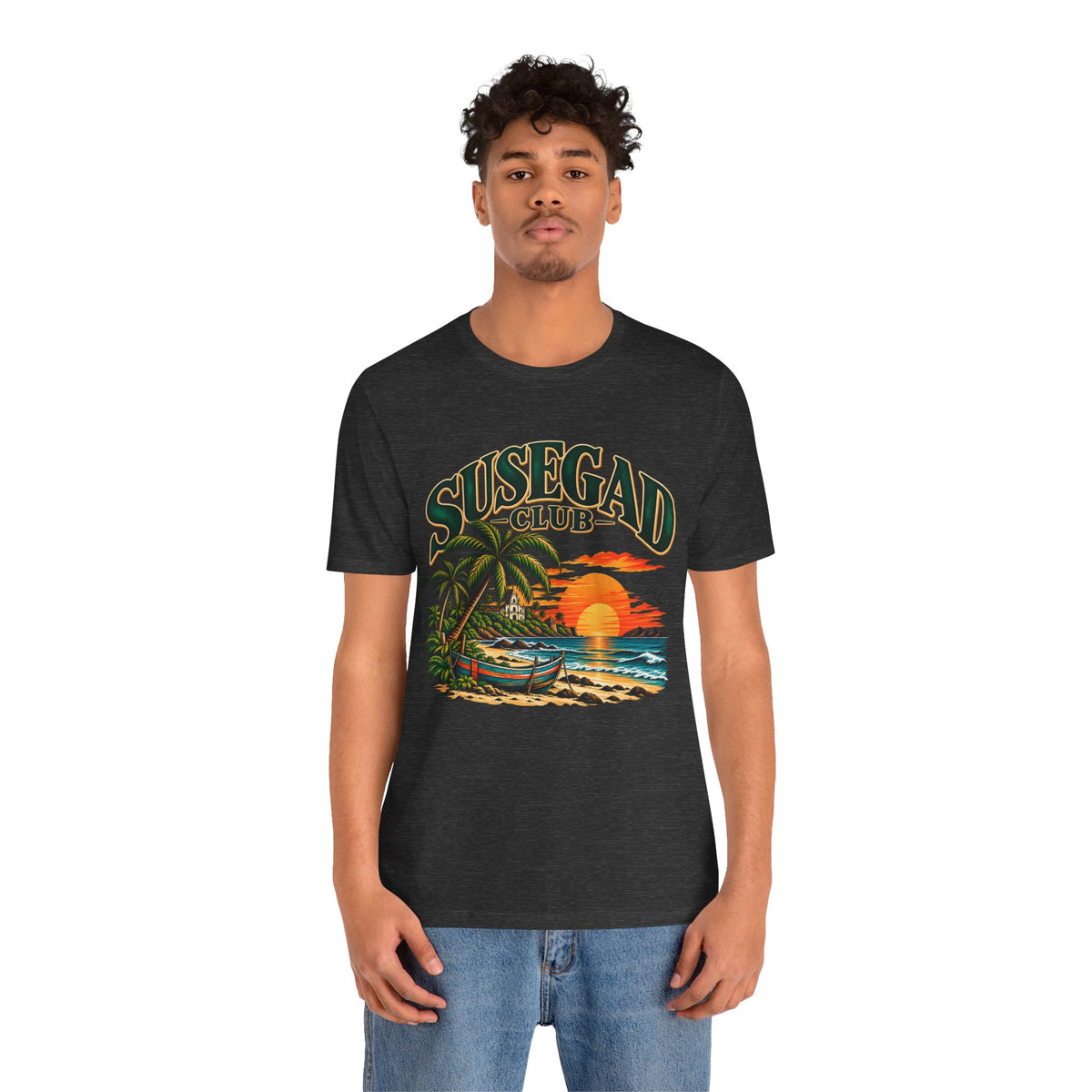 Susegad Club Sunset Beach Jersey T-Shirt