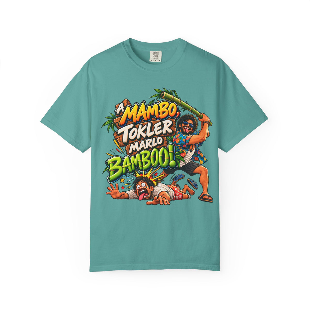 A Mambo, Tokler Marlo Bamboo! Goan Heritage Garment-Dyed T-Shirt