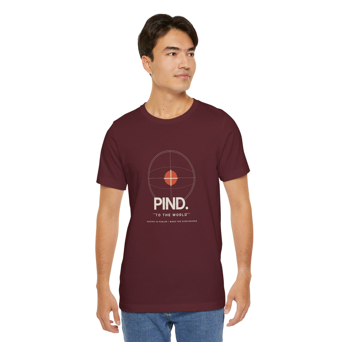PIND Minimalist Basketball Graphic T-Shirt
