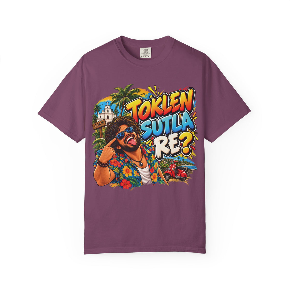 Toklen Sutla Re? | Goan Heritage Garment-Dyed T-Shirt