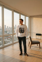 Pind to Pardes Punjabi Diaspora Crewneck Sweatshirt | Travel Art