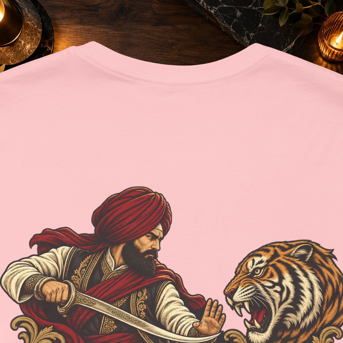 Nidar Viking Tiger Graphic T-Shirt