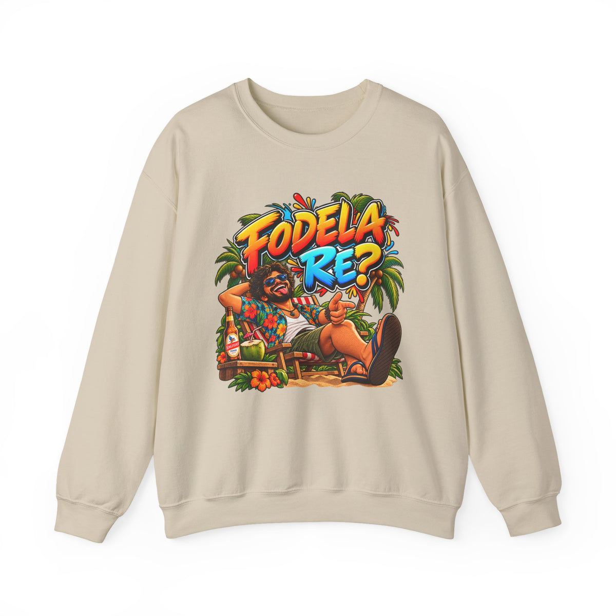 Additional view of Fodela Re? — Goan Heritage Crewneck Sweatshirt (3)