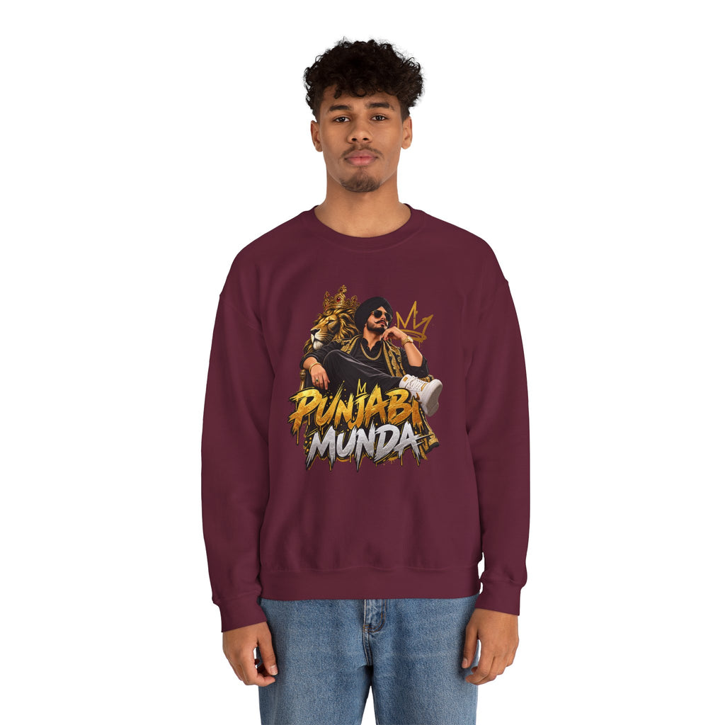 Punjabi Munda Sweatshirt | Punjabi Pride Graphic Crewneck