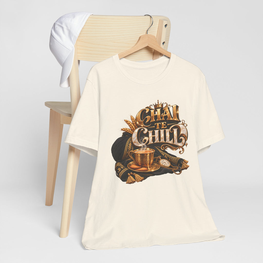 Chai Te Chilli T-Shirt — Vintage Indian Tea Design