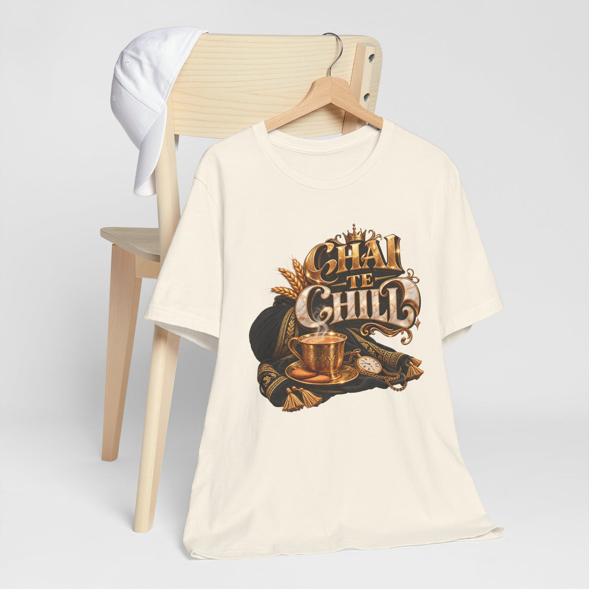 Chai Te Chilli T-Shirt — Vintage Indian Tea Design
