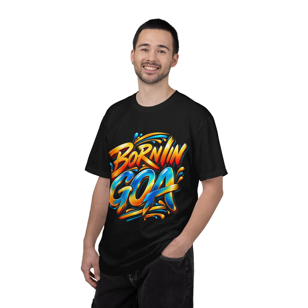 Born in Goa Graphic Tee | Garment-Dyed Cotton T-Shirt