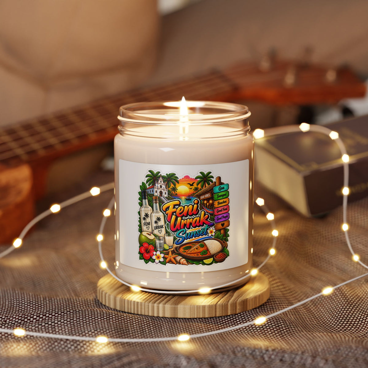 Susegad 24x7 | Goan Heritage 9oz Scented Soy Candle