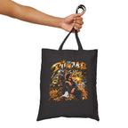 Summer Vibes Graphic Cotton Canvas Tote Bag
