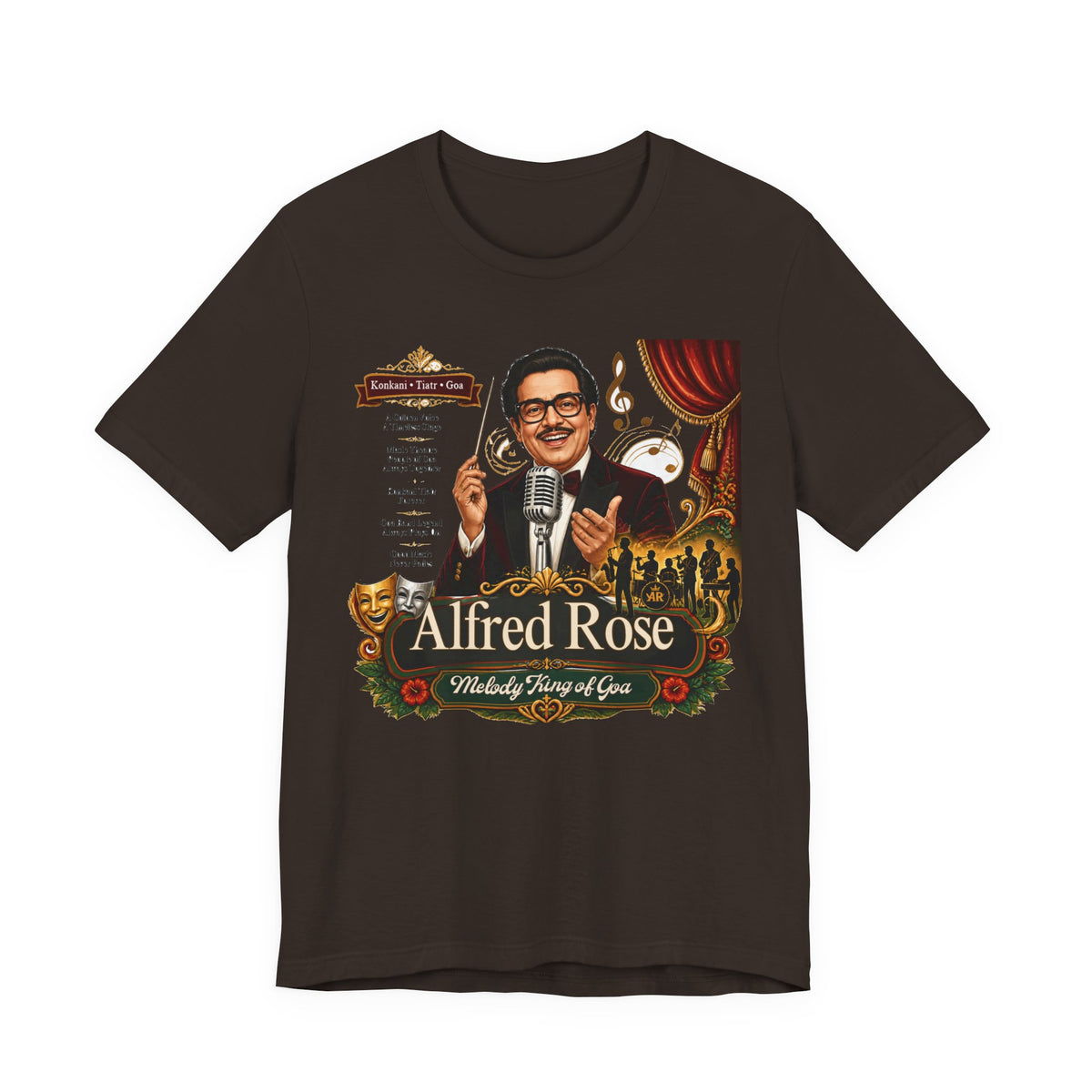 Alfred Rose Graphic T-Shirt | Retro Goan Music