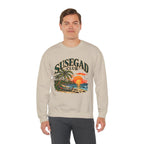Susegad Club Tropical Sunset Crewneck Sweatshirt