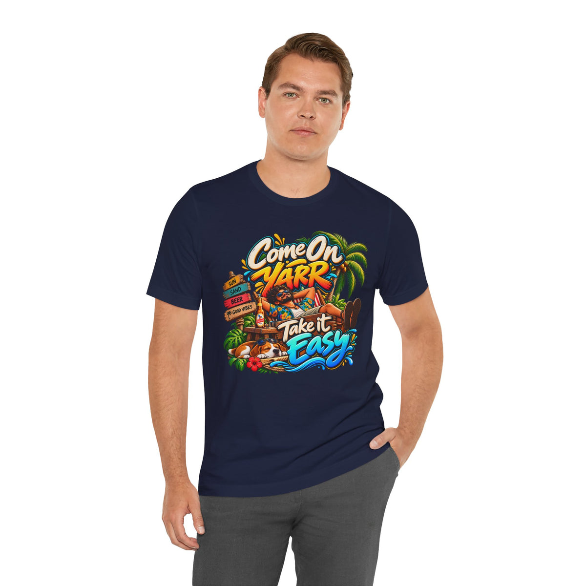 COME ON YARR / TAKE IT EASY Jersey T-Shirt