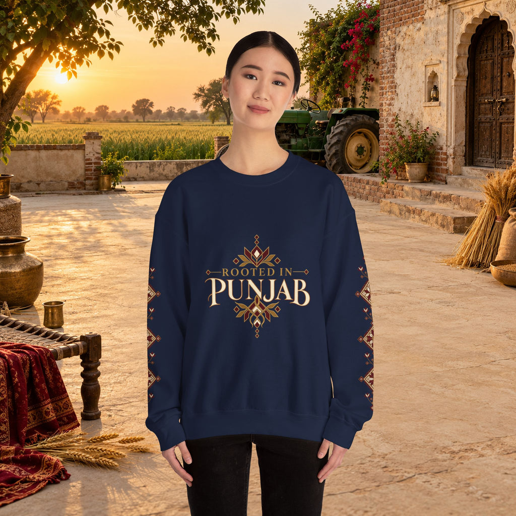 Rooted in Punjab Heritage Crewneck Sweatshirt