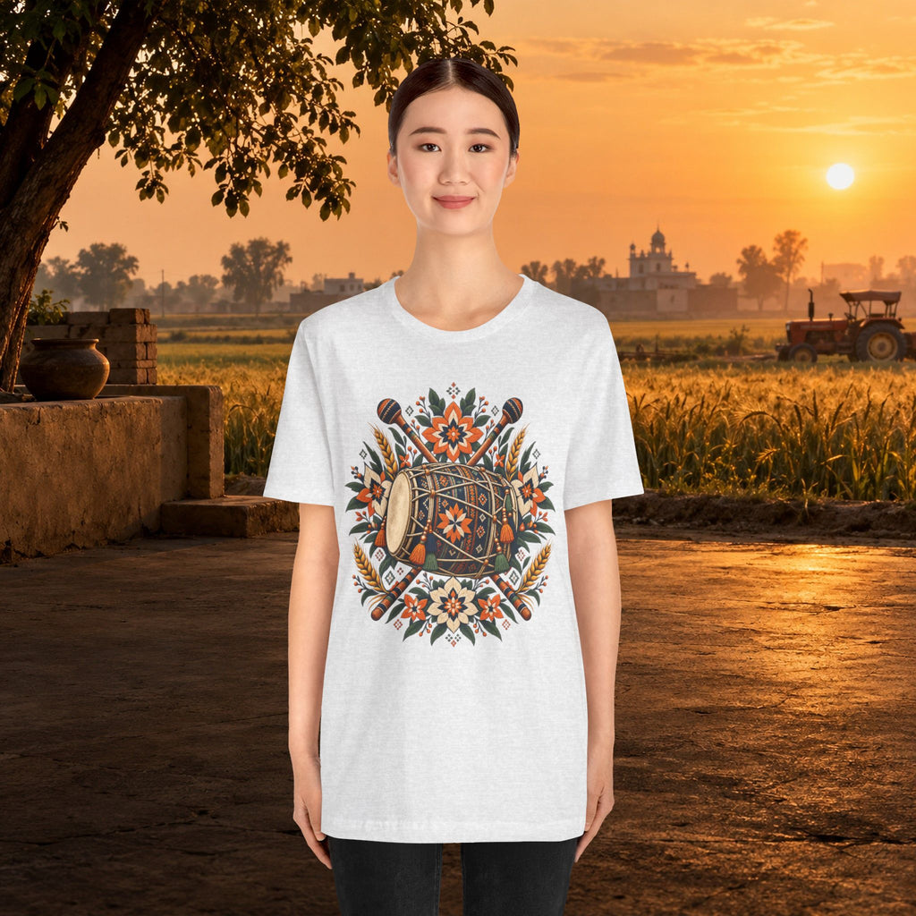 Boho Folk Drum Mandala T-Shirt