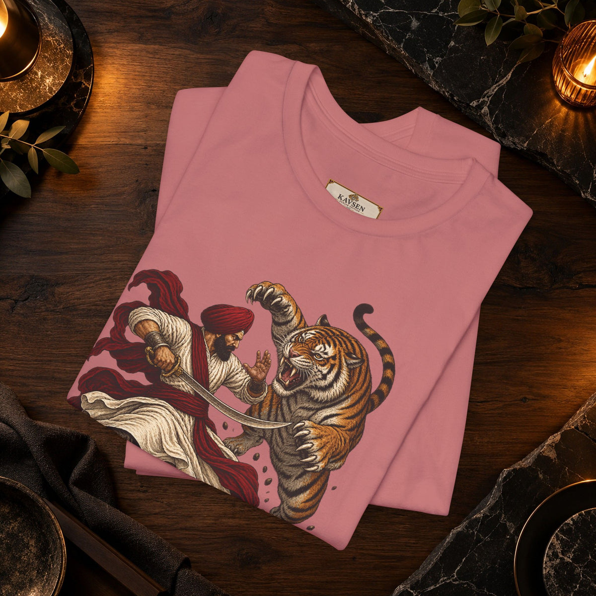 Nidar Viking Tiger Graphic T-Shirt